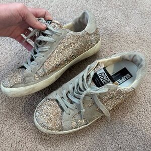 Golden Goose Women's Glitter Sneakers